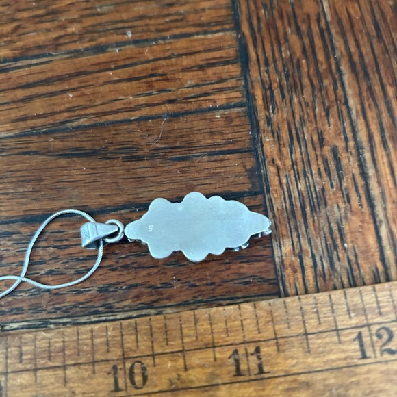 925 Sterling oh so pretty Kingman turquoise necklace - Picture 5 of 7